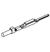 英氏电子汽车连接器 040-3 UNSEALED CONT. 零件编号： 353537-1